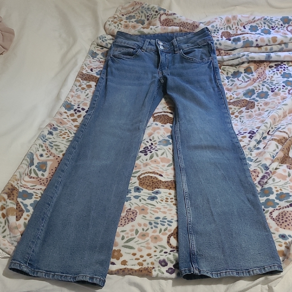 H&M Blue Flare & Wide Leg Jeans